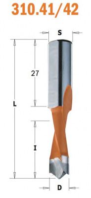 Фото 8x27x57,5 Z=2+2 S=10x27 RH Сверло глухое XTREME в интернет-магазине ToolHaus.ru